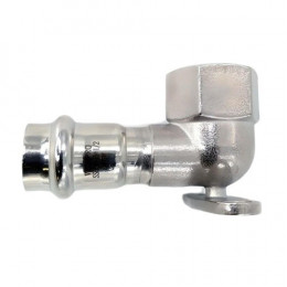 ViEiR Ver-Pro Угол с креплением с переходом на ВР из нерж. стали 15×1/2" VPLC153