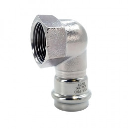 ViEiR Ver-Pro Угол с переходом на ВР из нерж. стали 28×1" VPLF285