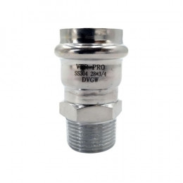 ViEiR Ver-Pro Муфта пресс для нерж. трубы НР 42х1 1/2" VPSM427