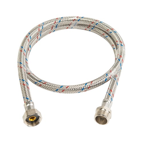 АКВАЛЮКС Гибкая подводка для воды ВР 1/2" х НР 1/2", длина 40 см (BZW40)