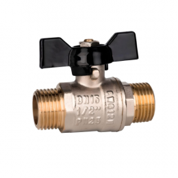 ViEiR Кран шаровой НР бабочка 3/4" (VR105-12)