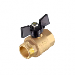 ViEiR шаровой кран HР-ВР 1/2" бабочка, усиленный (VR103-01)