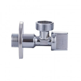 ViEiR кран УГЛОВОЙ 1/2"-1/2", хром (VER54)