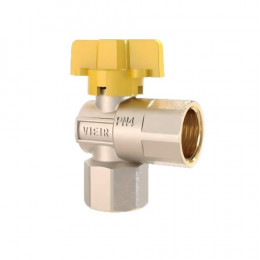 ViEiR шаровой кран для газа угловой ВР бабочка 1/2" (VRQ214-01)